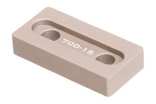 Anodized tan riser for C1 mount.